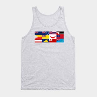 Flags of Polynesia Tank Top